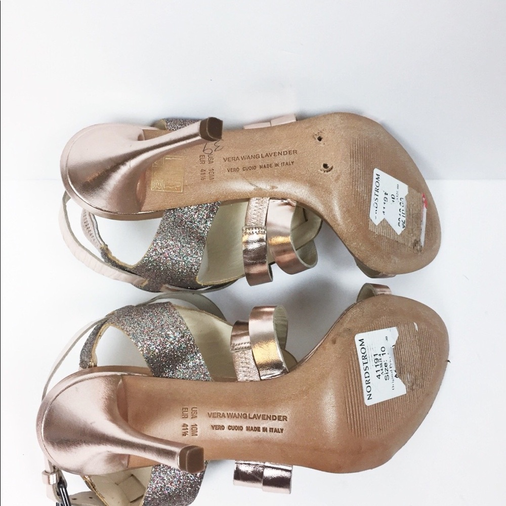 Vera wang lavendar “garmin” glitter sandal - Picture 3 of 3